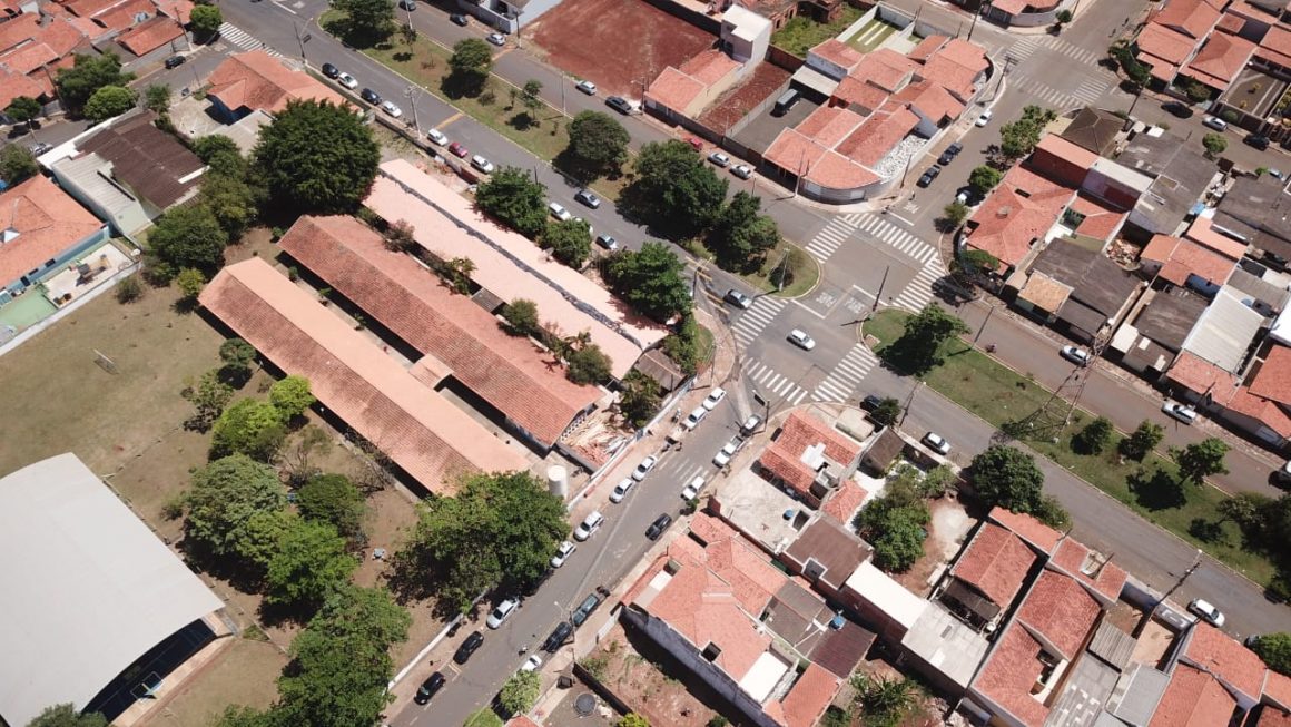 Drone monitora locais de votação em Cordeirópolis