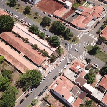 Drone monitora locais de votação em Cordeirópolis