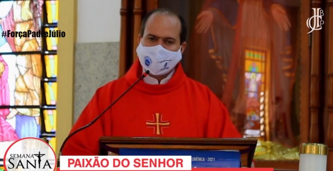 ”Não houve violação do decreto”, diz padre Júlio Barbado na delegacia de Limeira