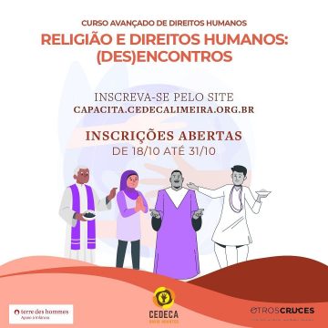 Cedeca Limeira abre inscrições para curso avançado em direitos humanos