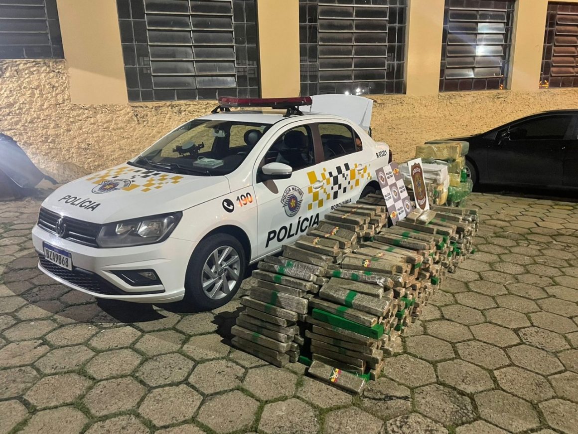 PF e Polícia Rodoviária apreendem uma tonelada e meia de maconha na região de Piracicaba