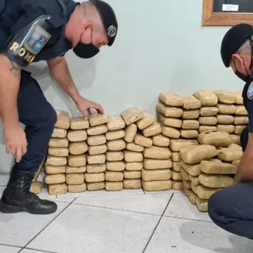 Condenado motorista preso em Limeira com 111 tijolos de maconha