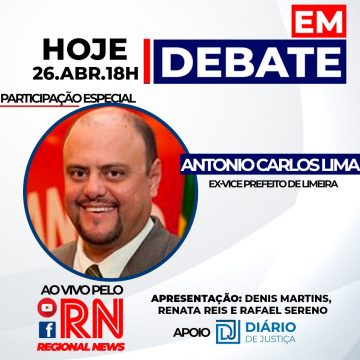 Programa “Em Debate” entrevista Antonio Carlos Lima