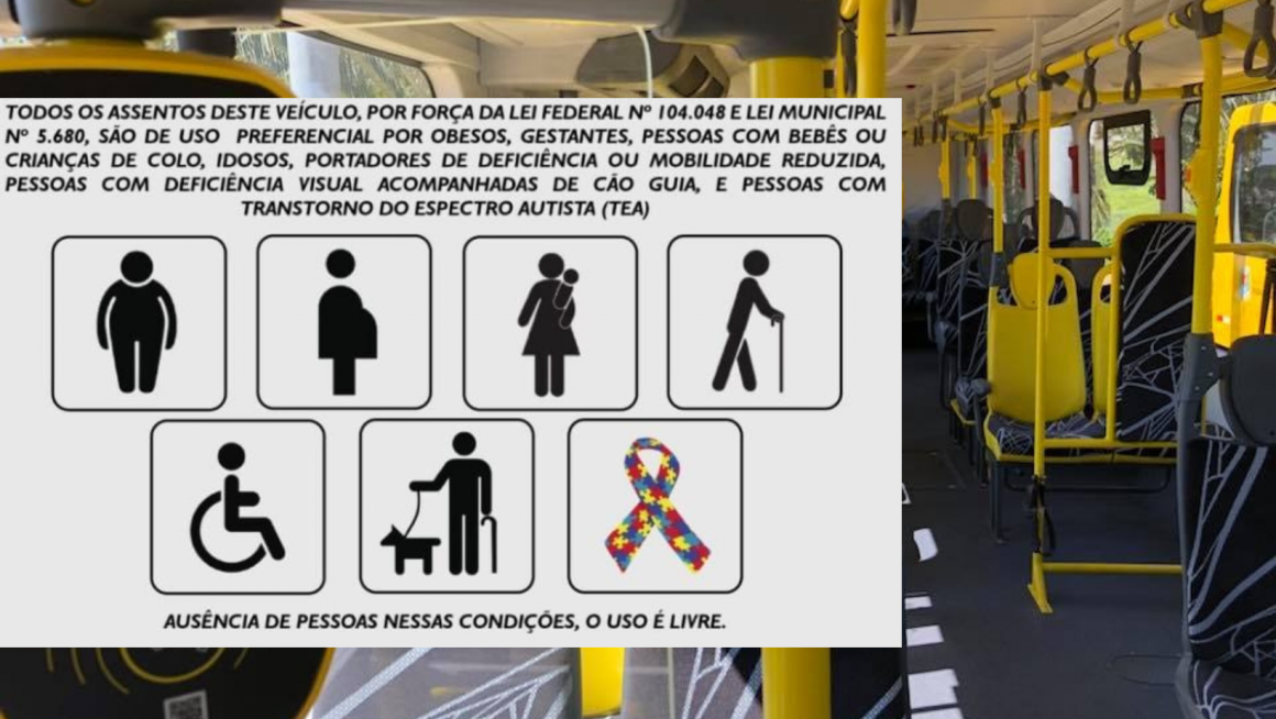 Ônibus atendem lei de Limeira e reservam assentos para pessoas com autismo