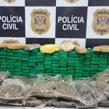 Polícia Civil de Limeira apura origem de 170kg de drogas apreendidos em mata