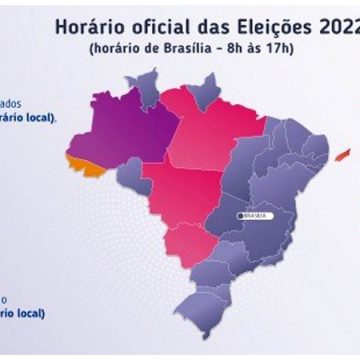 Votação em todo país seguirá o horário de Brasília
