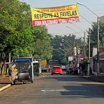MPE em Limeira pede providências sobre faixas negativas a Bolsonaro e Tarcísio de Freitas