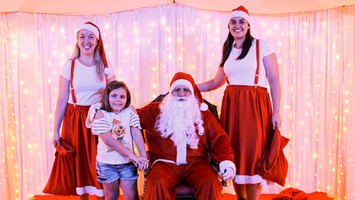 Mais de 6 mil crianças visitaram o Papai Noel na Praça Toledo Barros este ano