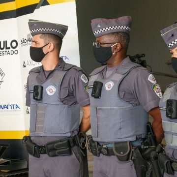 Câmeras corporais continuarão a ser utilizadas pela PM em São Paulo