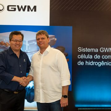 Em Iracemápolis, Tarcísio anuncia plano da GWM para criar rota de veículos a hidrogênio