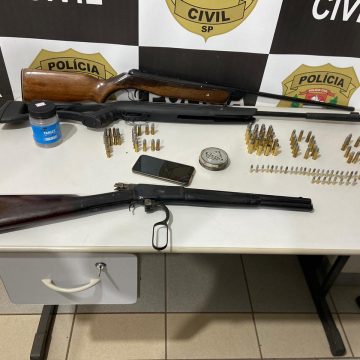 Arma que pode ter sido usada em homicídio em Cordeirópolis é apreendida e 1 é preso