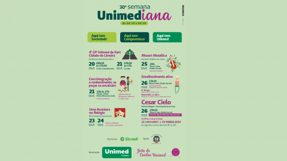 Semana Unimediana: três décadas de ações para comunidade