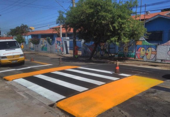 Projeto quer faixas elevadas perto de escolas, hospitais, shopping e mercados em Limeira